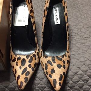 Steve Madden Leopard Heels Sz 10